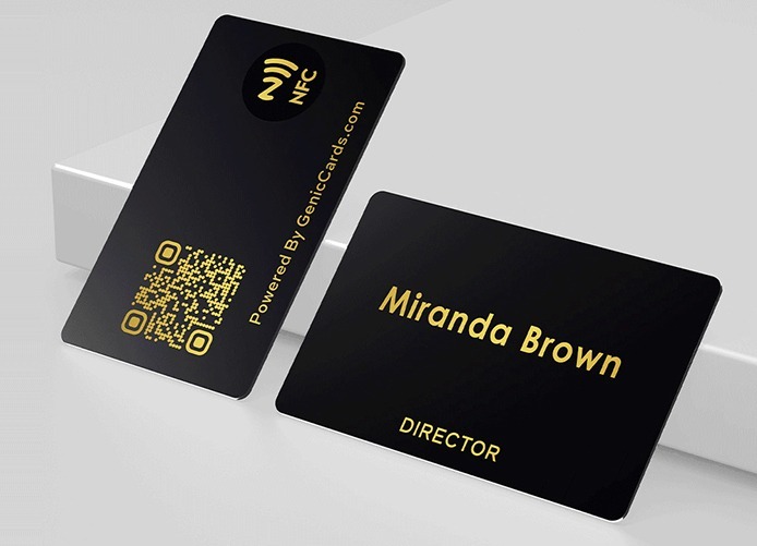 Black Metal Card